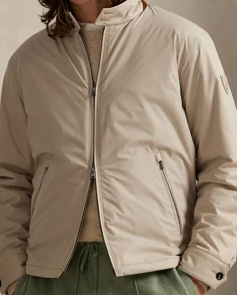 Men’s Water-Resistant Insulated Trench Jacket