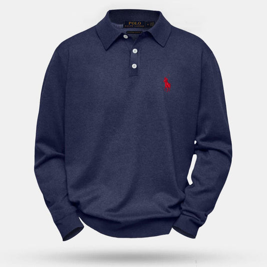 Men’s Premium Wool Knit Crewneck Sweater
