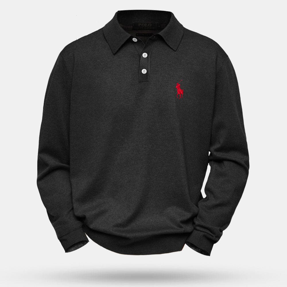 Men’s Premium Wool Knit Crewneck Sweater