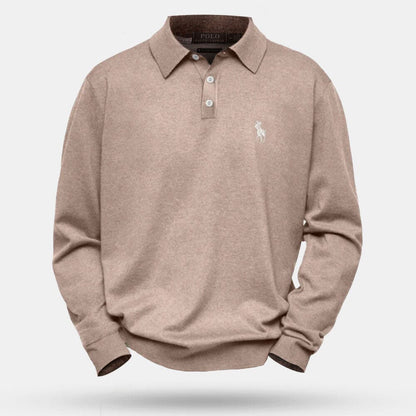 Men’s Premium Wool Knit Crewneck Sweater
