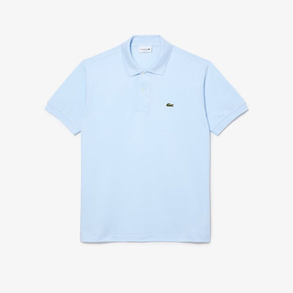 Pique Cotton Polo Shirt blue