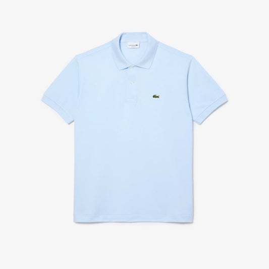 Pique Cotton Polo Shirt blue