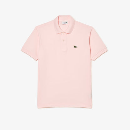 Pique Cotton Polo Shirt pink