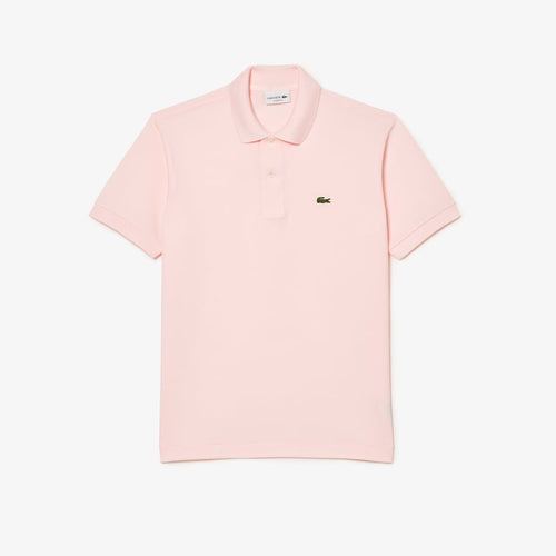 Pique Cotton Polo Shirt pink