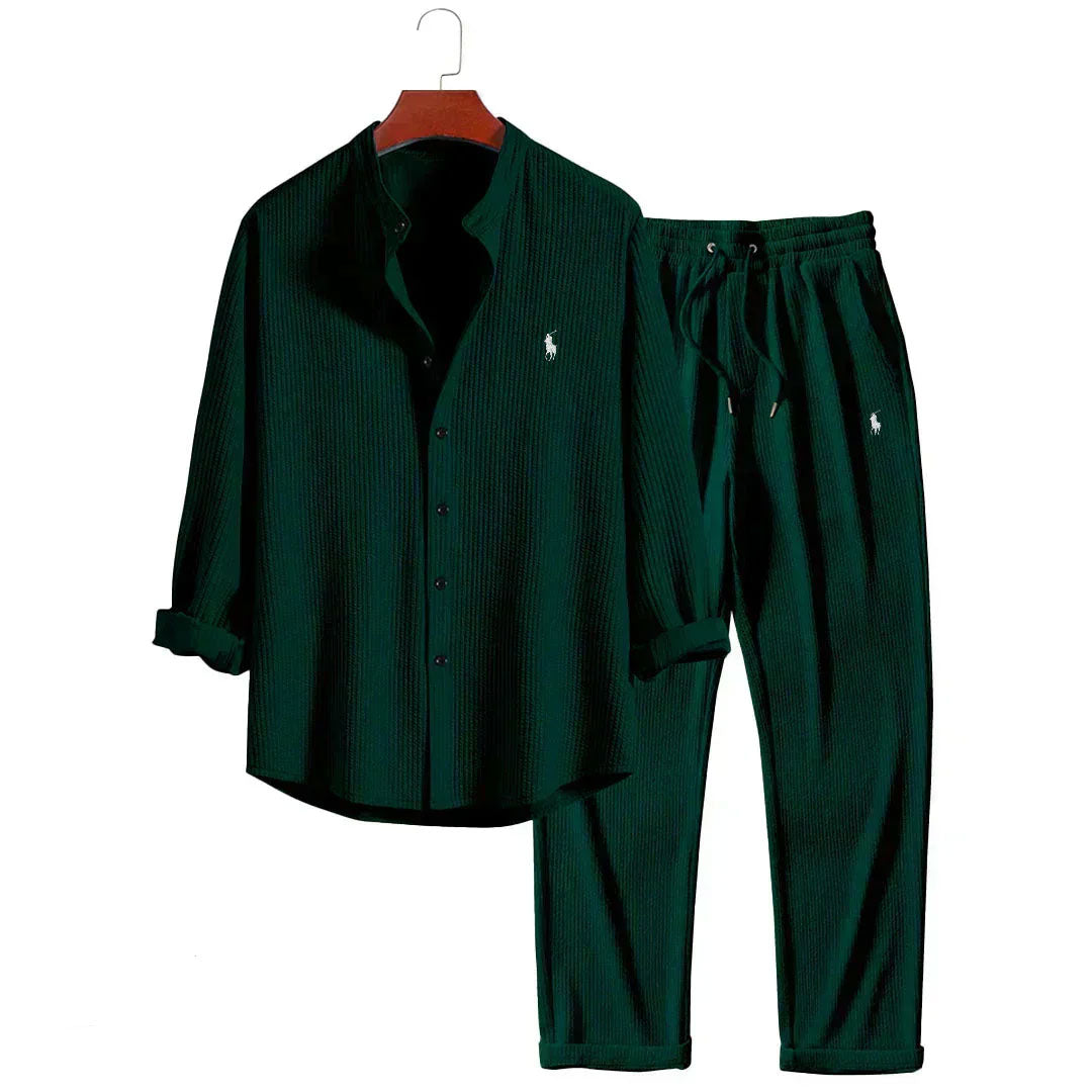 Men’s Refined Casual Two-Piece Set