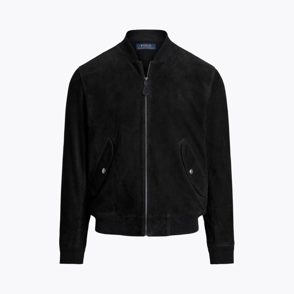 Men’s Suede Bomber Jacket