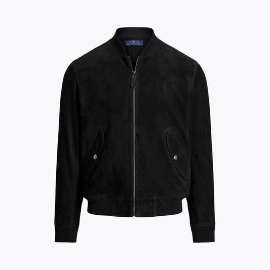 Men’s Suede Bomber Jacket