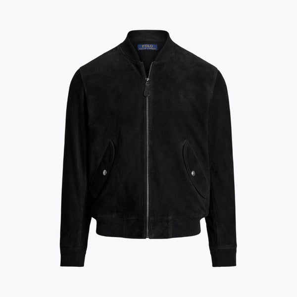 Men’s Suede Bomber Jacket