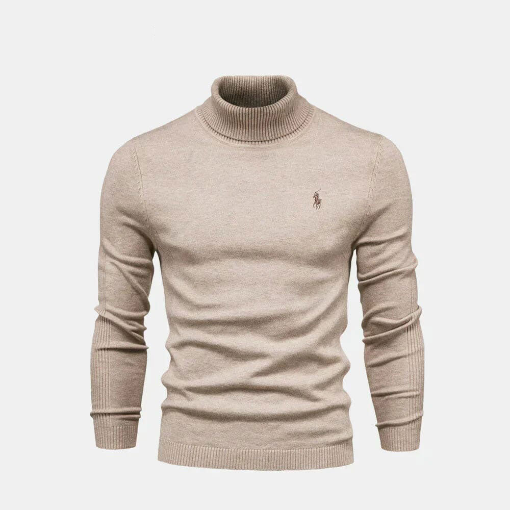 Men’s Turtleneck Wool Knit Sweater