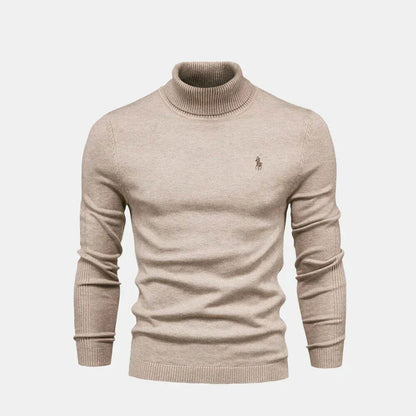 Men’s Turtleneck Wool Knit Sweater