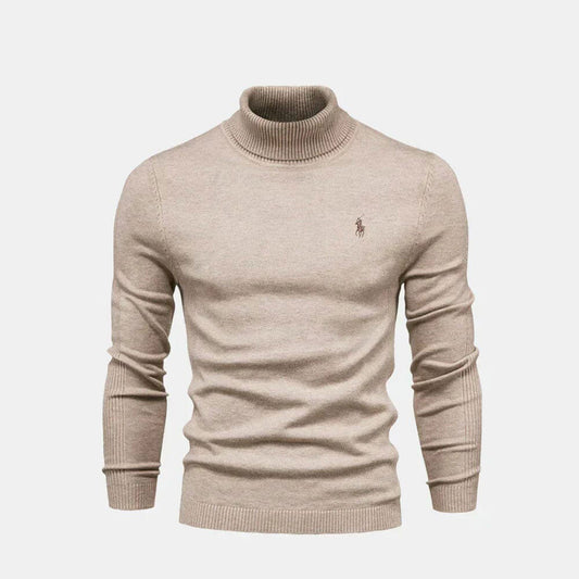 Men’s Turtleneck Wool Knit Sweater