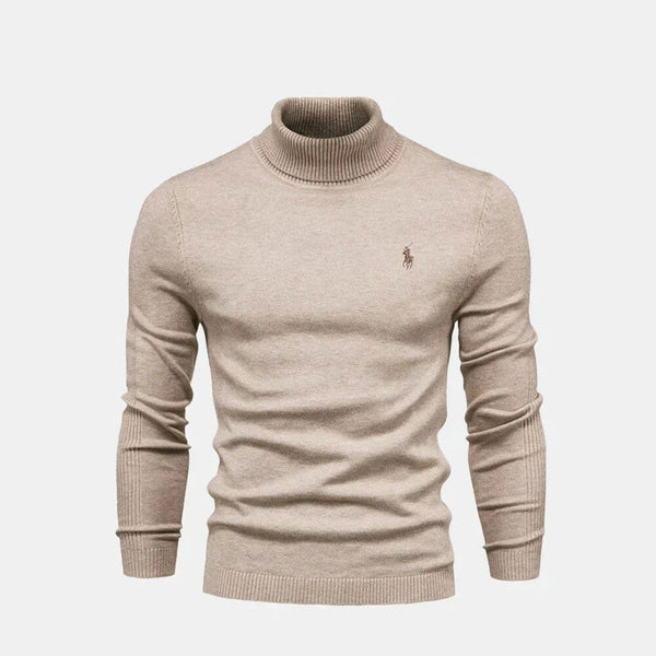 Men’s Turtleneck Wool Knit Sweater