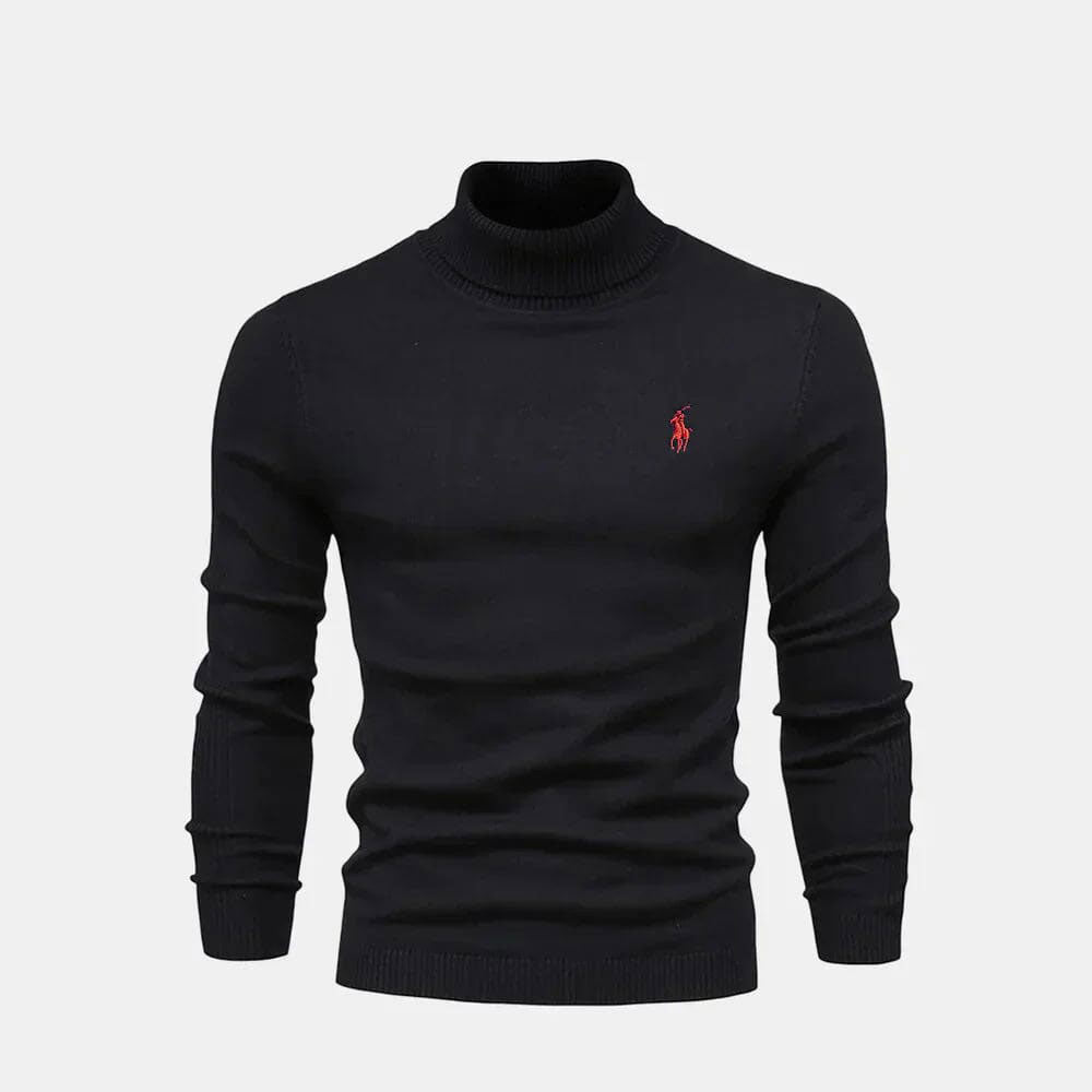 Men’s Turtleneck Wool Knit Sweater