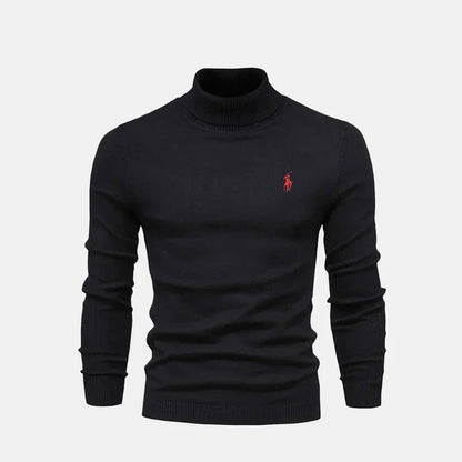 Men’s Turtleneck Wool Knit Sweater