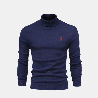 Men’s Turtleneck Wool Knit Sweater