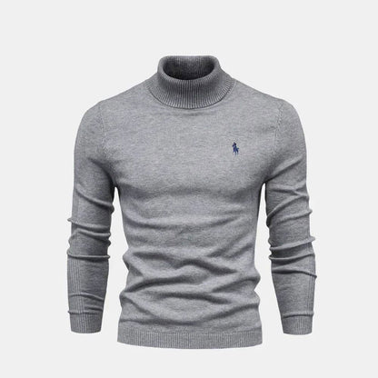 Men’s Turtleneck Wool Knit Sweater