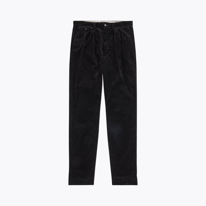 Men’s Relaxed Fit Pleated Cotton Corduroy Pants
