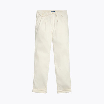 Men’s Relaxed Fit Pleated Cotton Corduroy Pants