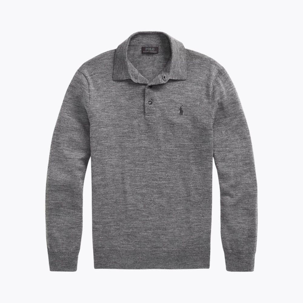 Men’s Fit Wool Collared Sweater