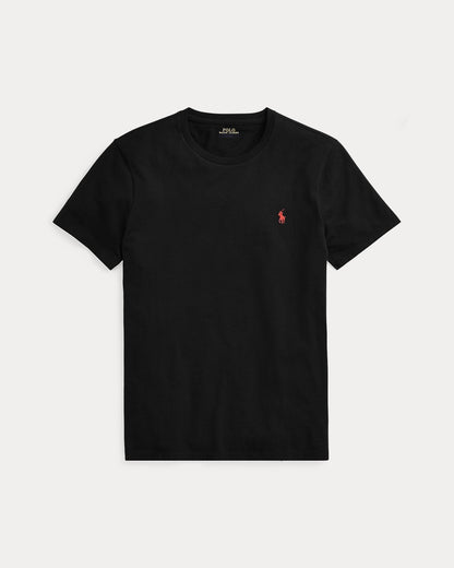 Men’s Slim Fit Cotton Crewneck T-Shirt Black