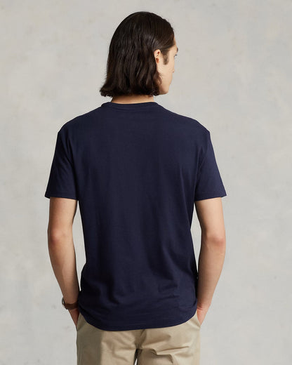 Men’s Slim Fit Cotton Crewneck T-Shirt Navy blue