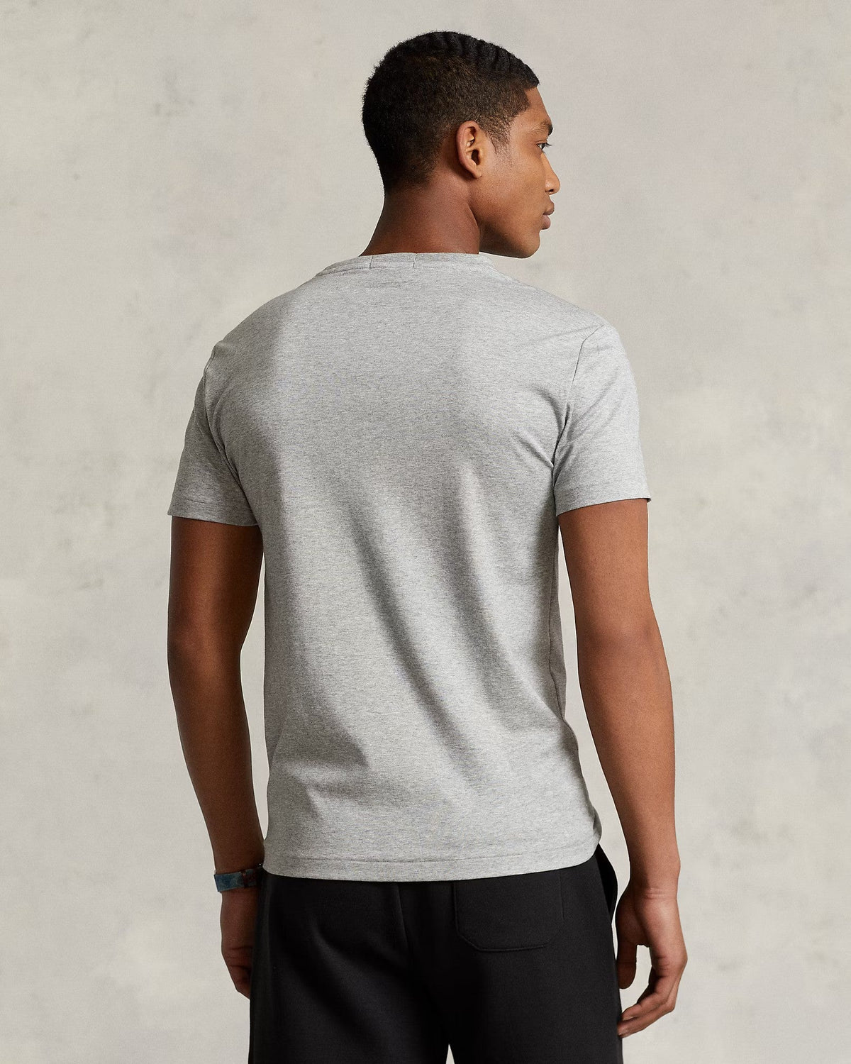 Men’s Slim Fit Cotton Crewneck T-Shirt Gray