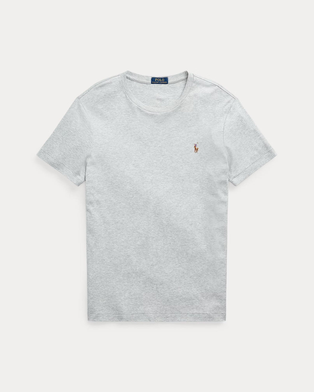 Slim fit jersey crew neck t-shirt  RL - Gray