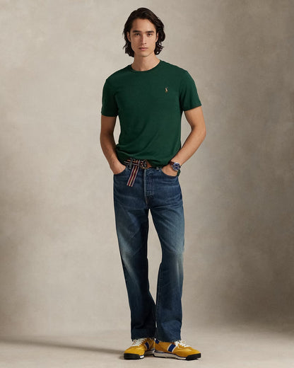 Men’s Slim Fit Cotton Crewneck T-Shirt Green