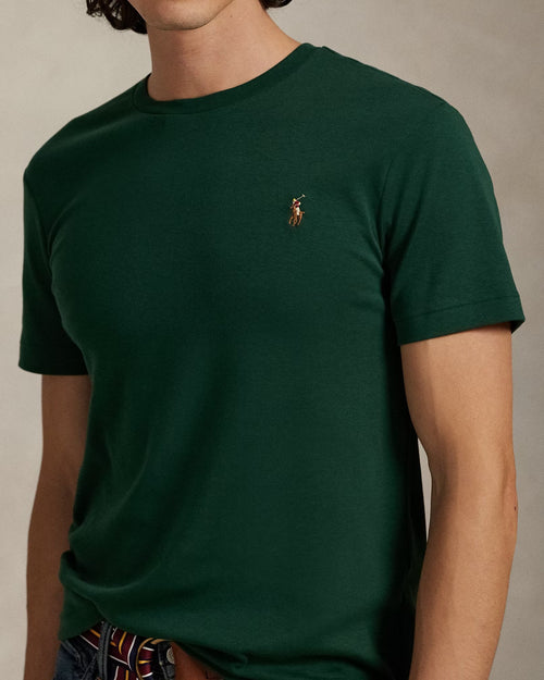 Men’s Slim Fit Cotton Crewneck T-Shirt Green