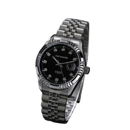 POEDAGAR Watch Pink Cohome Automatic